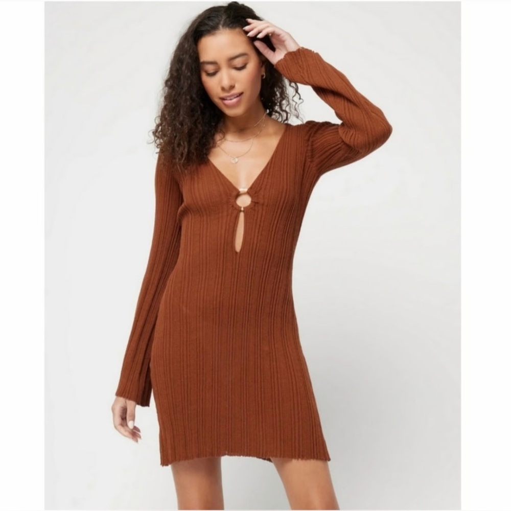 L*Space Wailea Cover Up in Coffee Brown
